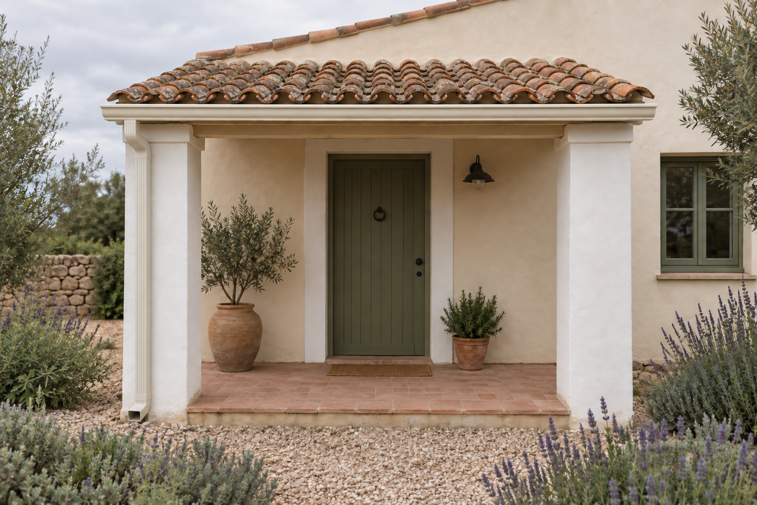 Vivienda habitada y protección durante el montaje