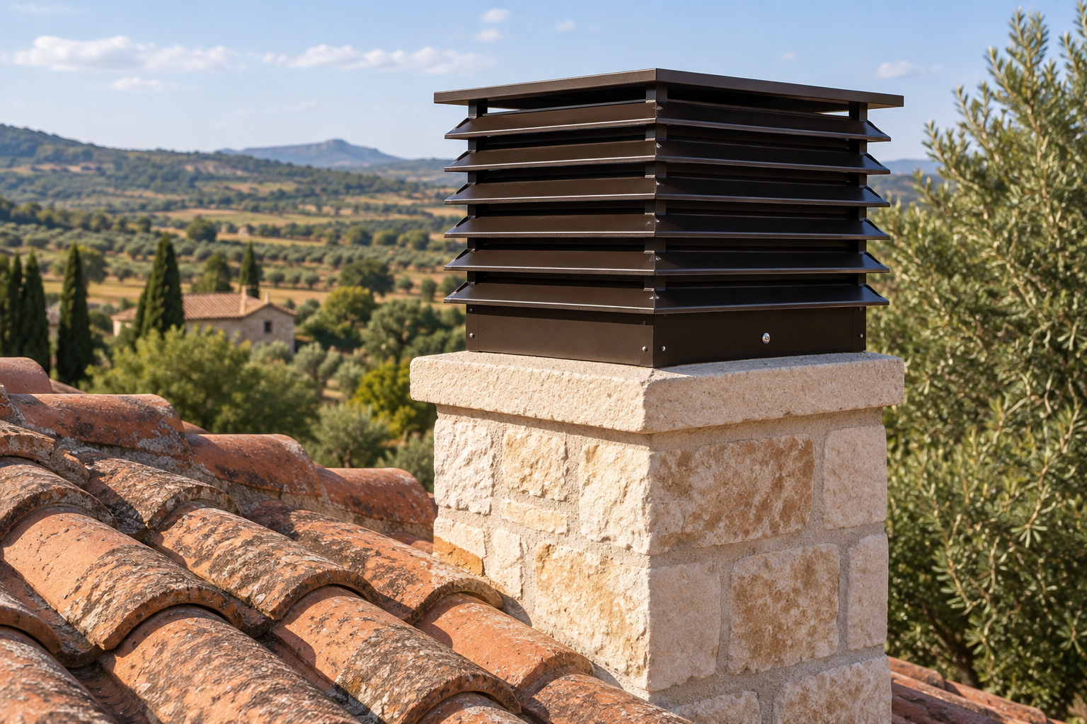 Remates de chimenea en Lleida